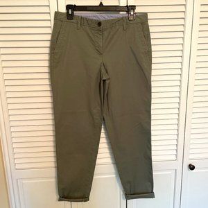 TALBOTS Girlfriend Chinos Olive Green Size 4